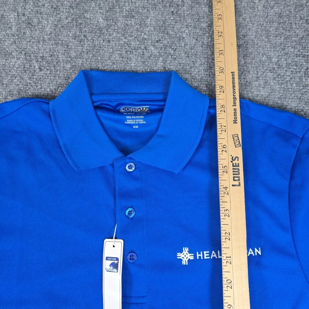 CORE365 Blue Healthspan Performance Polo‎ Shirt M/M